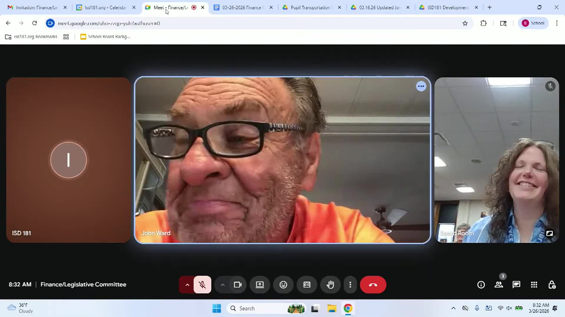 Brainerd Public Schools Finance/Legislative Committee Meeting