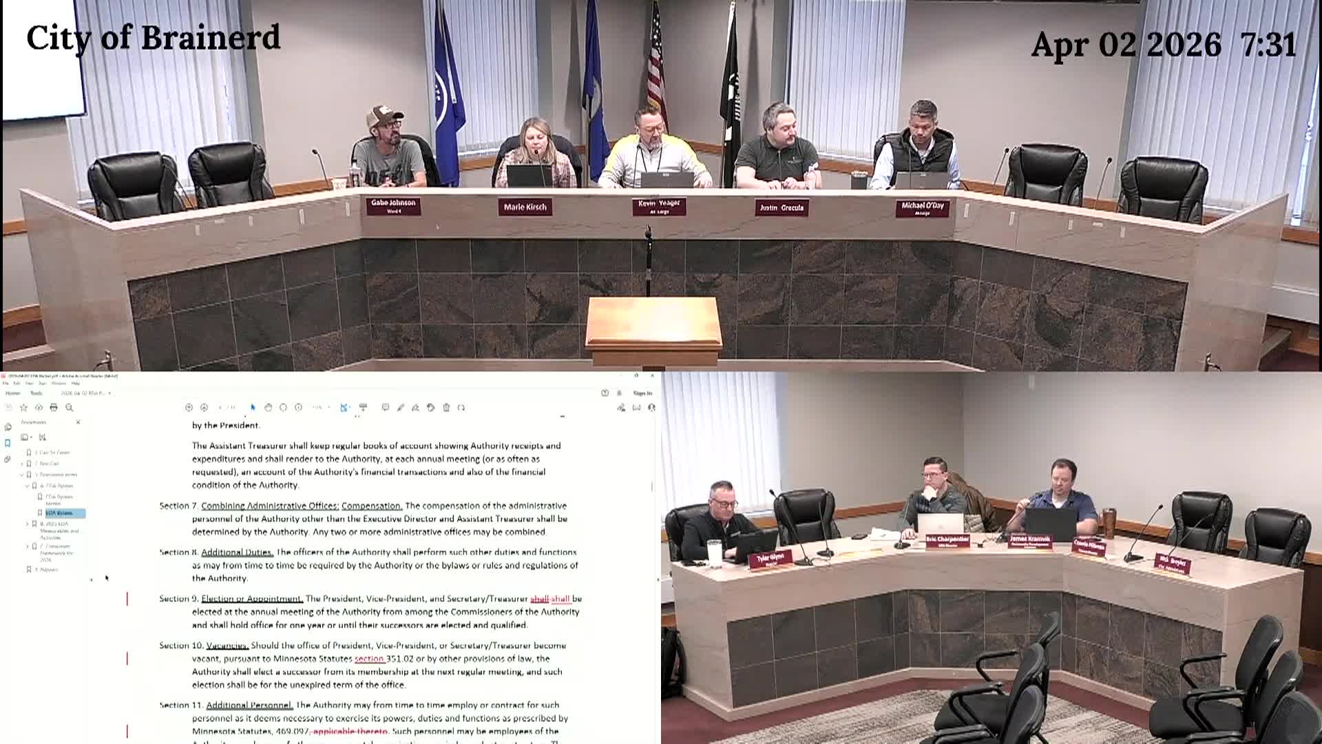 Economic Development Authority Workshop (EDA) Replay