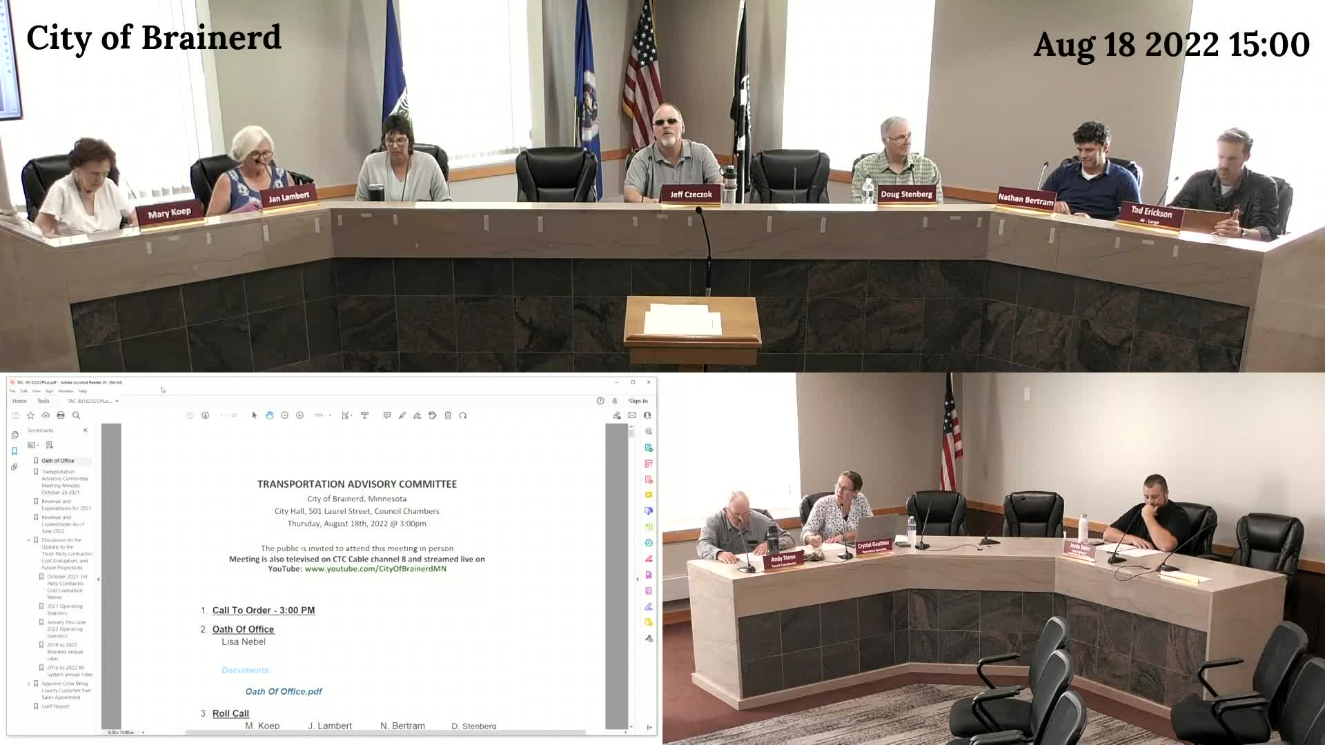 Transportation Advisory Committee (TAC) Meeting